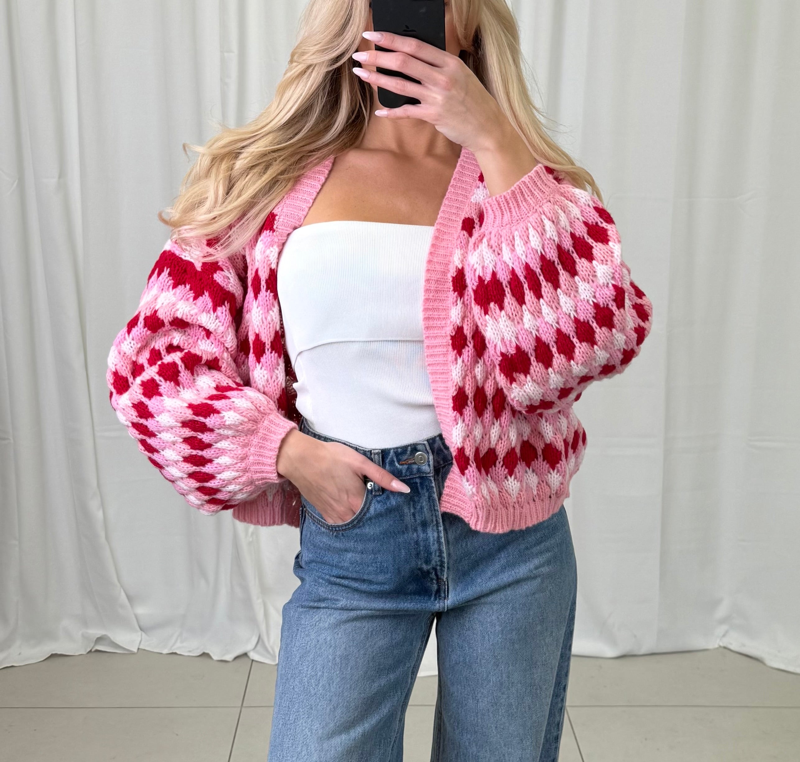Fluffy Bubble Cardigan Lia