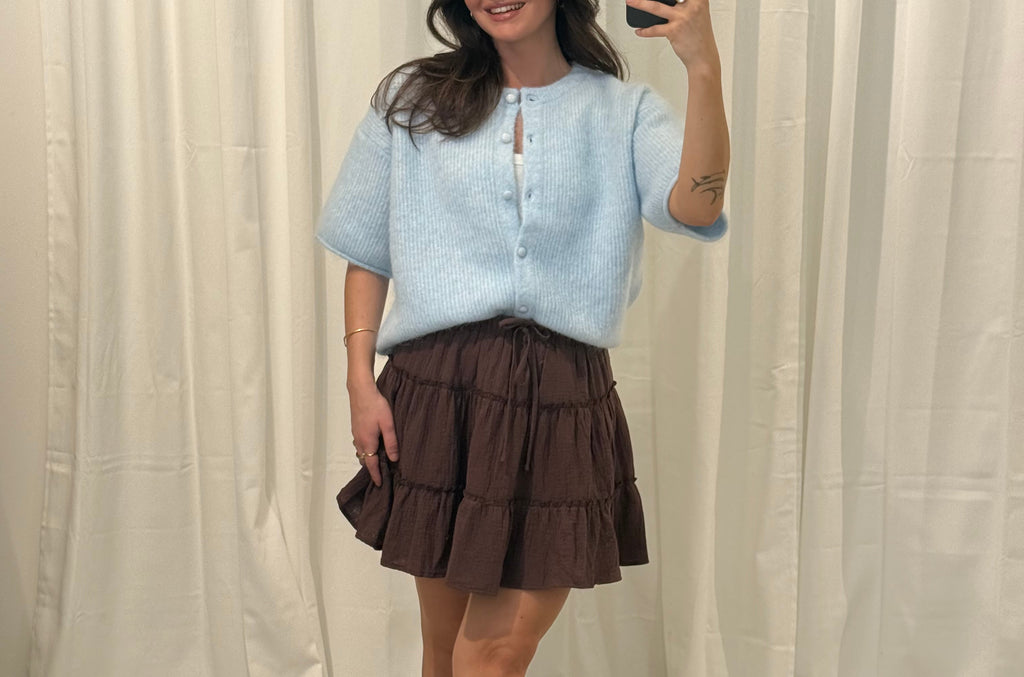 Short Knit Cardigan Mei