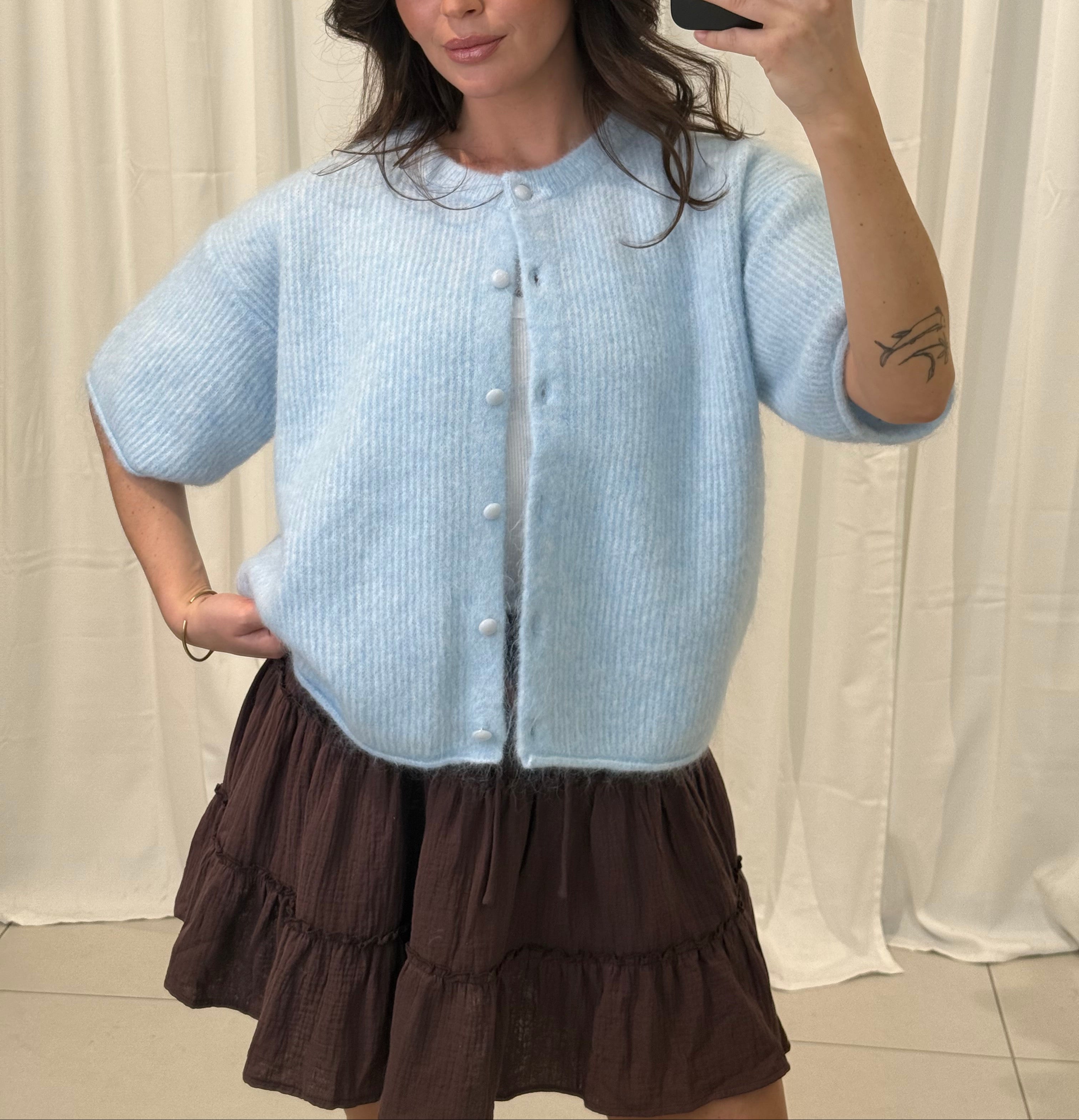 Short Knit Cardigan Mei