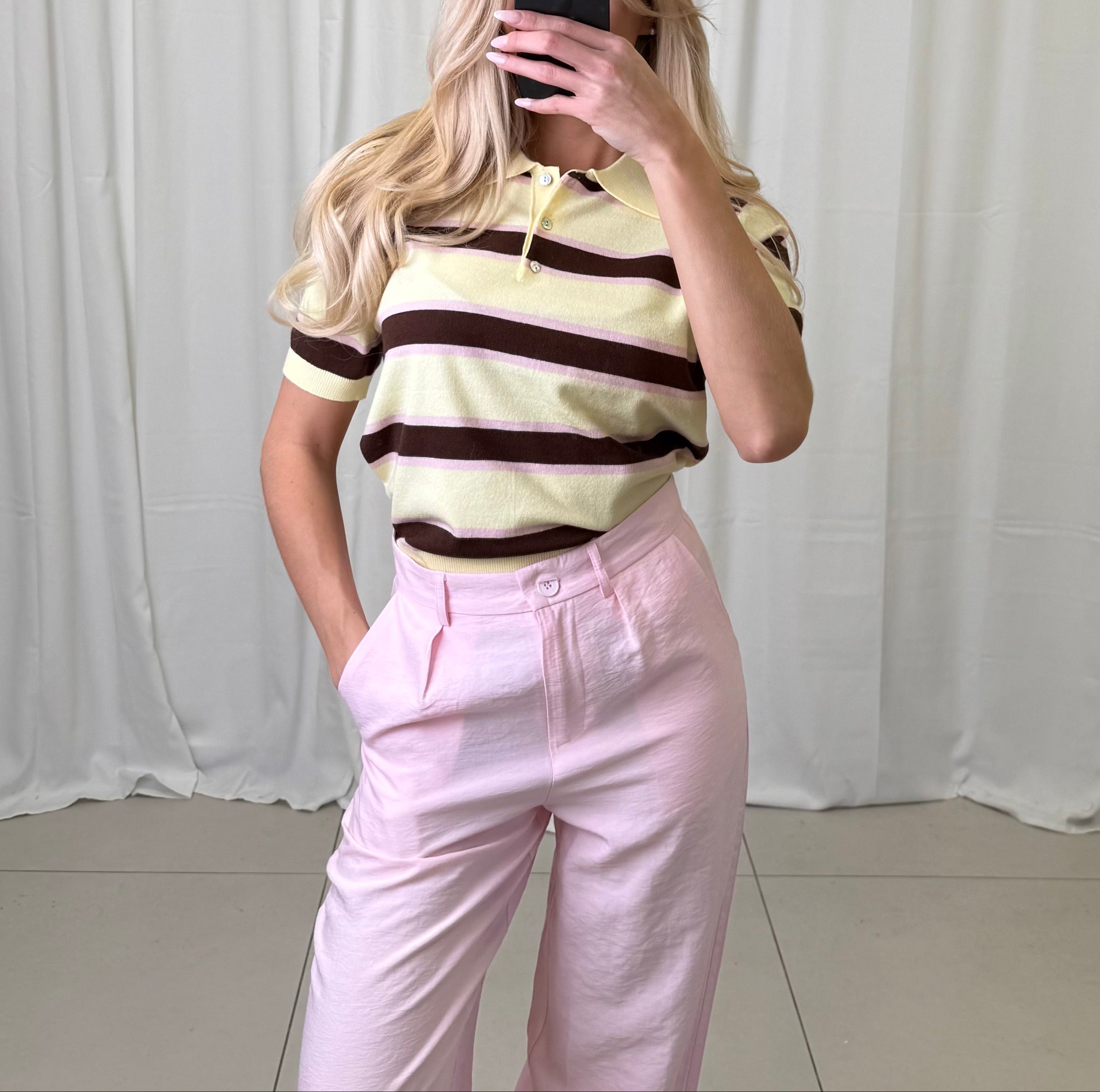 Short Polo Yuna Striped