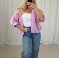 Fluffy Bubble Cardigan Leyla