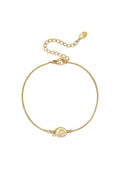 Minimalistisches Armband mit spiralförmiger Muschel